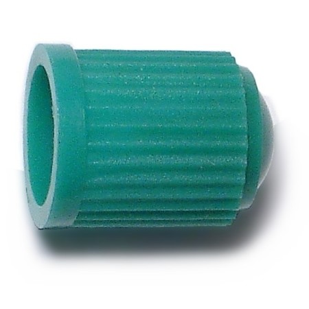 MIDWEST FASTENER Green Plastic Valve Caps 10PK 30215